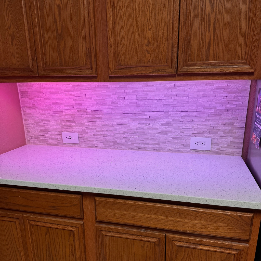 Backsplash Tile Installation & Quartz Countertops in Fort Worth, Texas